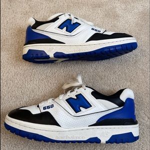 New balance 550 White Royal Black